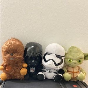 Collectible Star War Characters Stuff Animal Set of 4